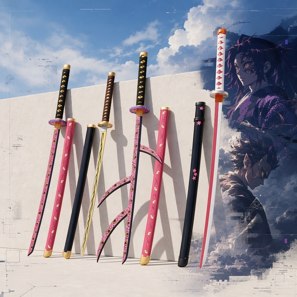 Cosplay Prop Katana - Katana Demon Slayer Agatsuma Zenitsu de