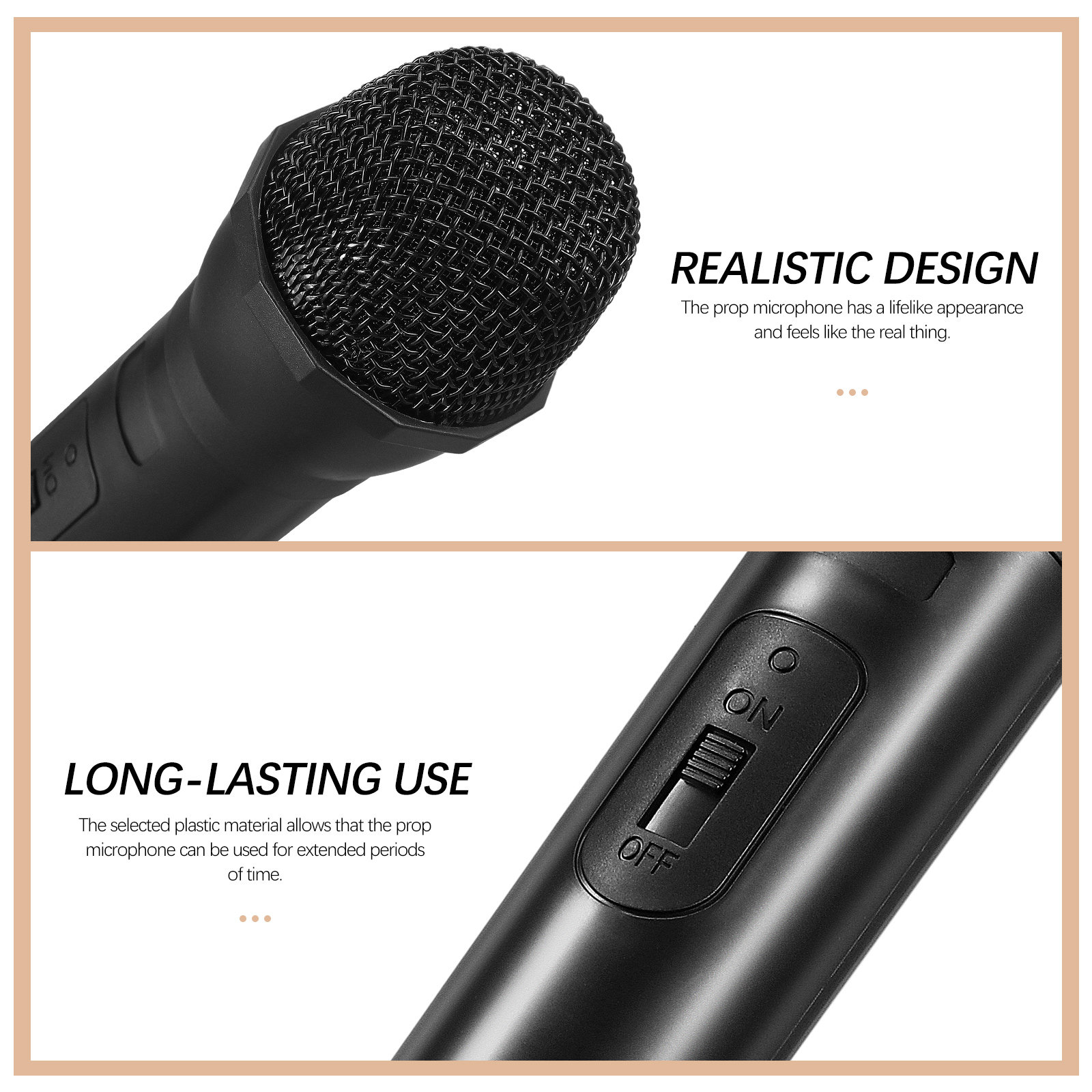 Cosplay Prop Building - Microphone de scène réaliste et léger