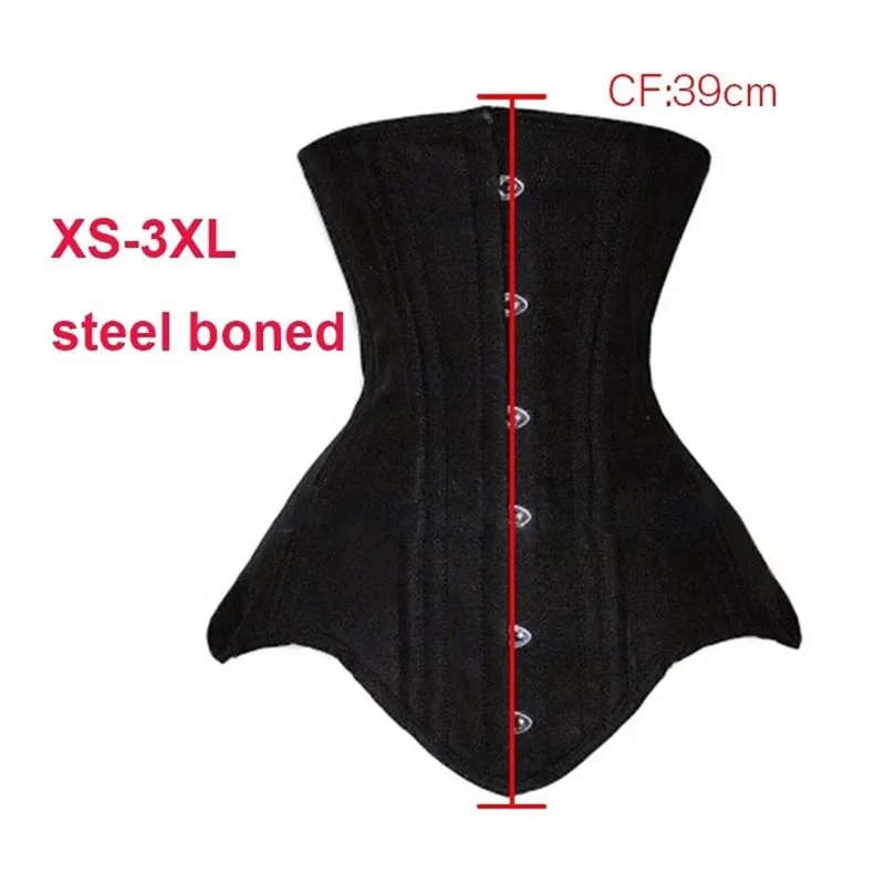 Corset sous le buste en satin  - Boning Corset Steel avis et prix