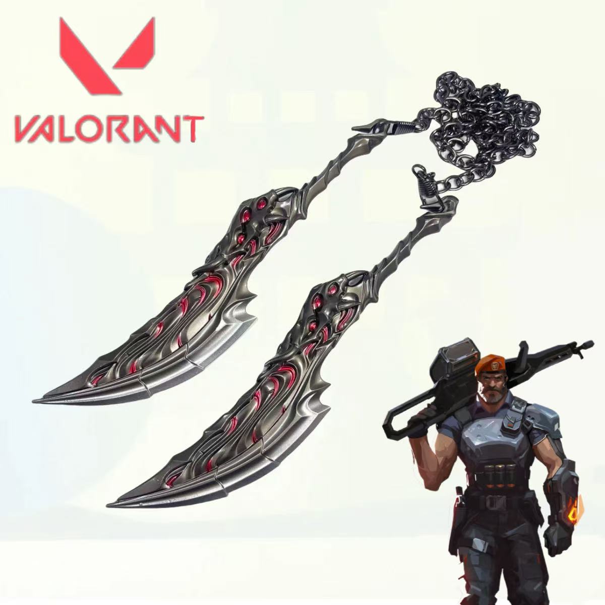 Katana en métal Valorant Flame - Cosplay Flame Prop avis et prix