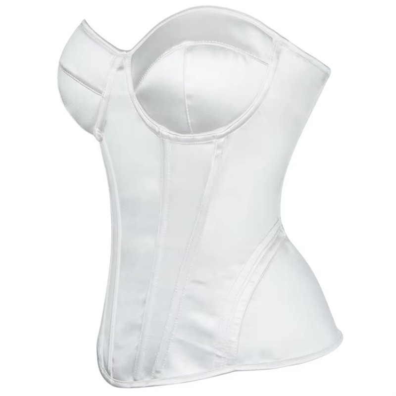 Corset blanc pour femme, busti - Boning Corset Steel avis et prix