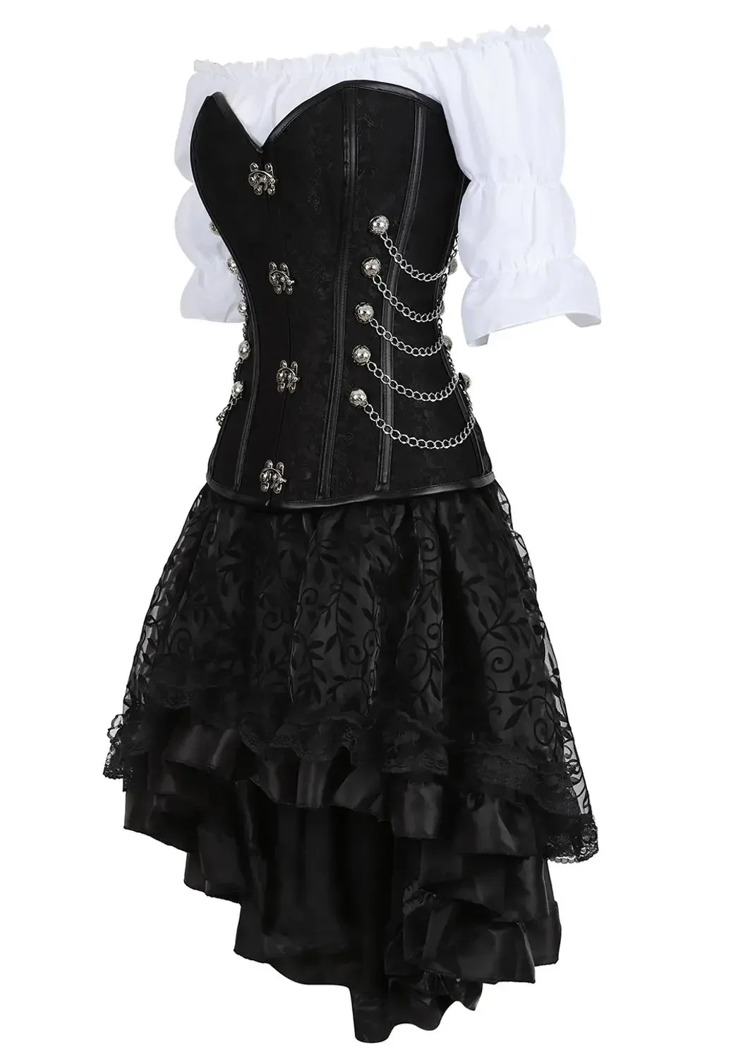 Corset en cuir et acier Sophia - Boning Corset Steel avis et prix