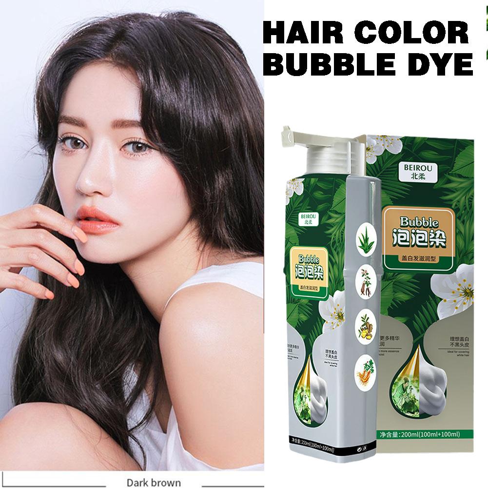 Bubble Hair Dye Shampoo, Plant - Hair Spray Color avis et prix