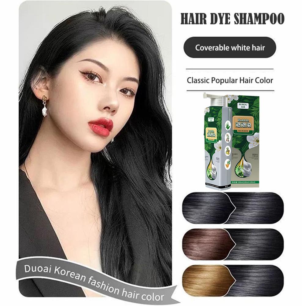Bubble Hair Dye Shampoo, Plant - Hair Spray Color avis et prix