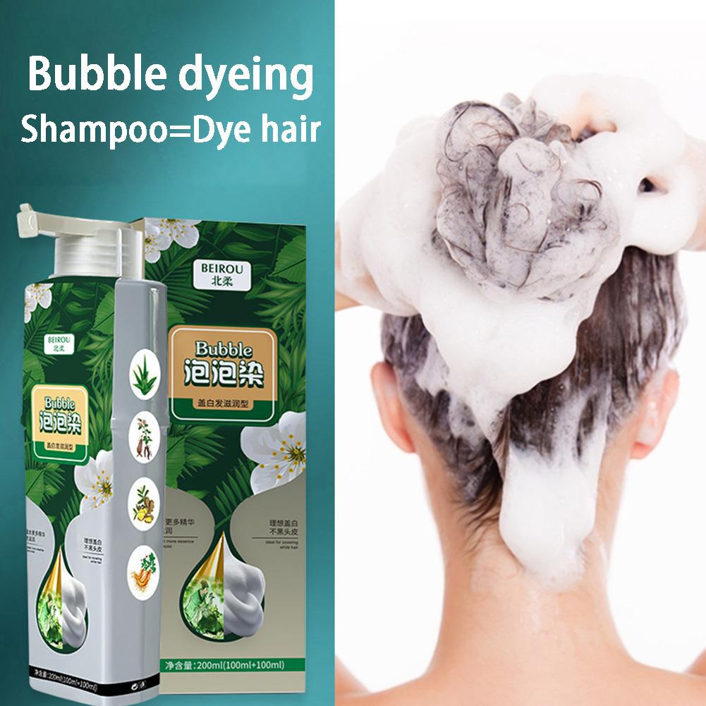 Bubble Hair Dye Shampoo, Plant - Hair Spray Color avis et prix