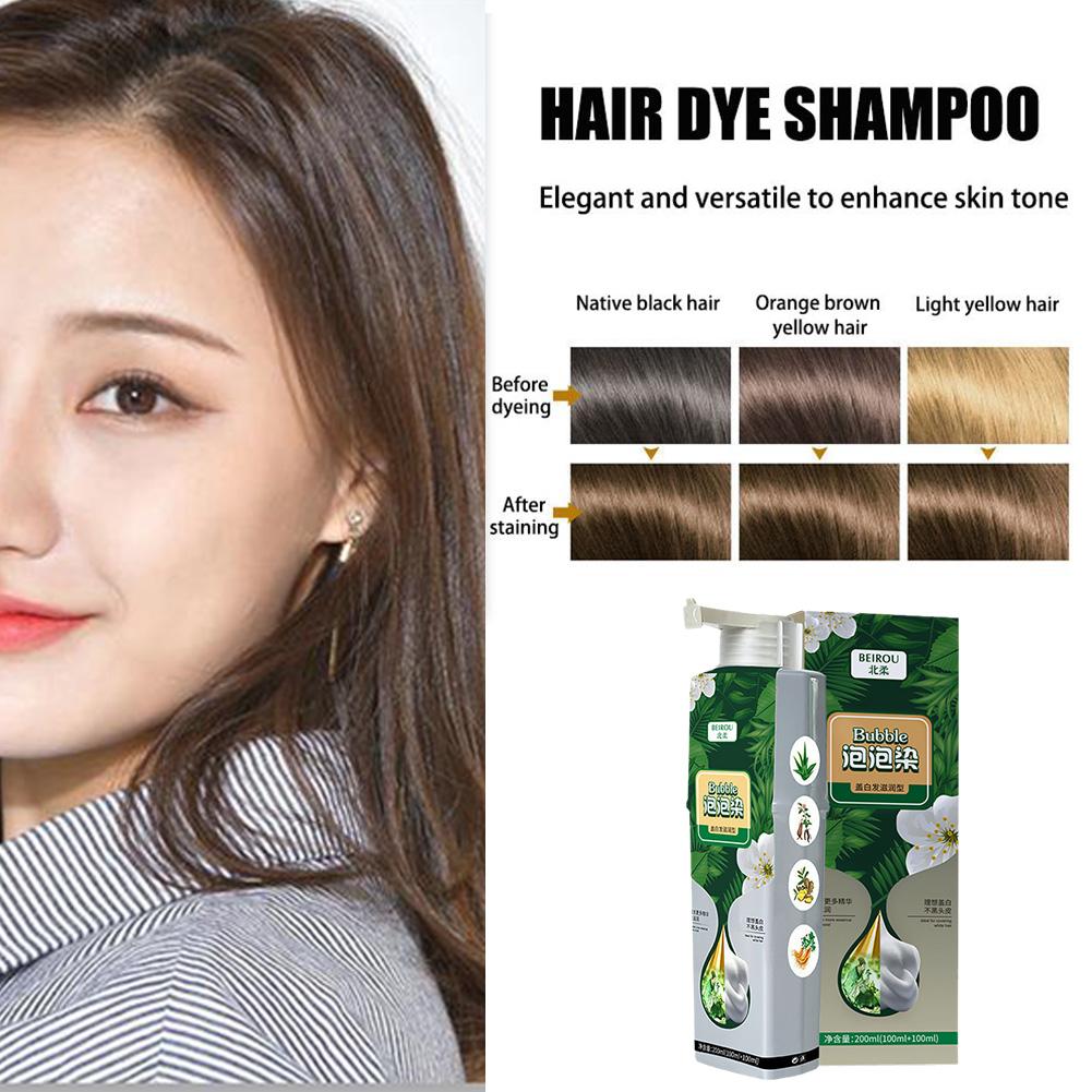 Bubble Hair Dye Shampoo, Plant - Hair Spray Color avis et prix