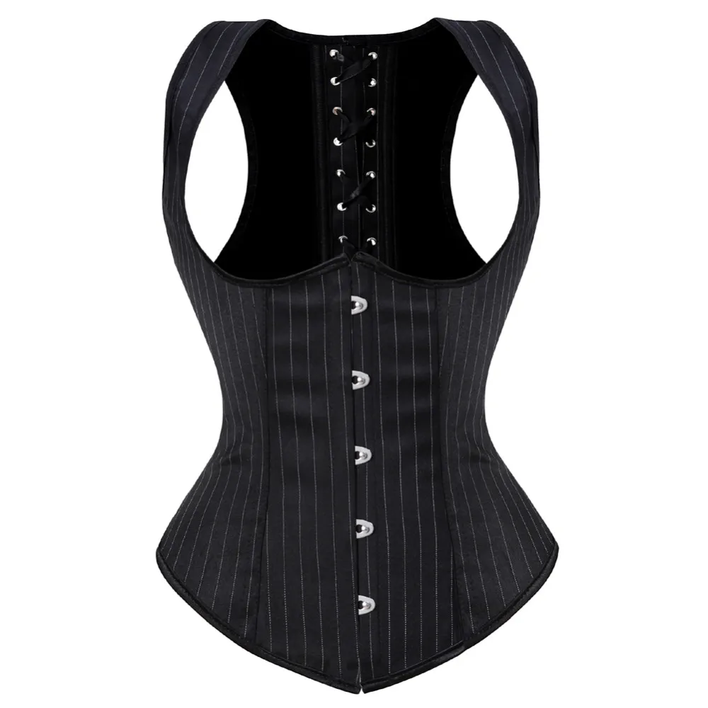 Corset gothique Jacquard sous  - Boning Corset Steel avis et prix